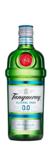 Gin 0% Tanqueray avec arrière-plan supprimé